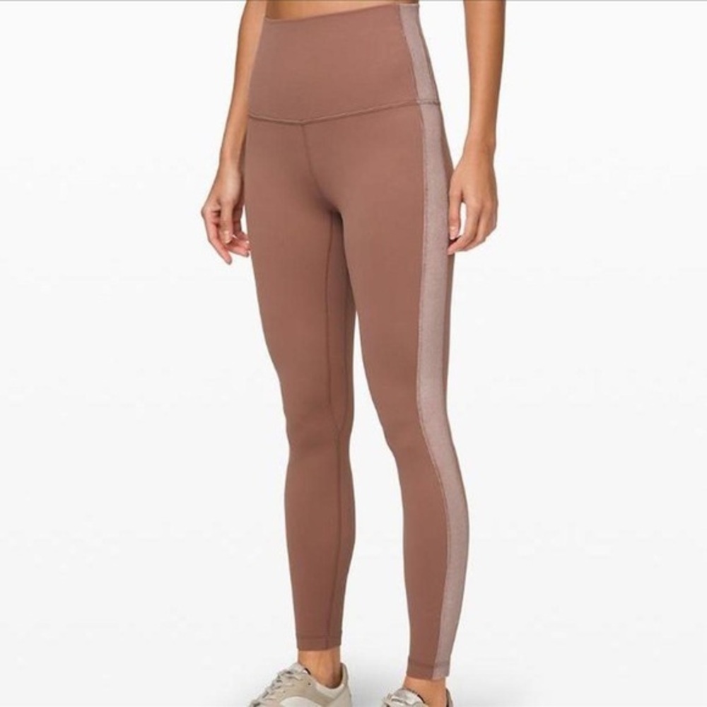 LULULEMON WOMEN’S ALIGN SUPER HIGH RISE LEGGING VELVET SPANISH OAK SZ 2